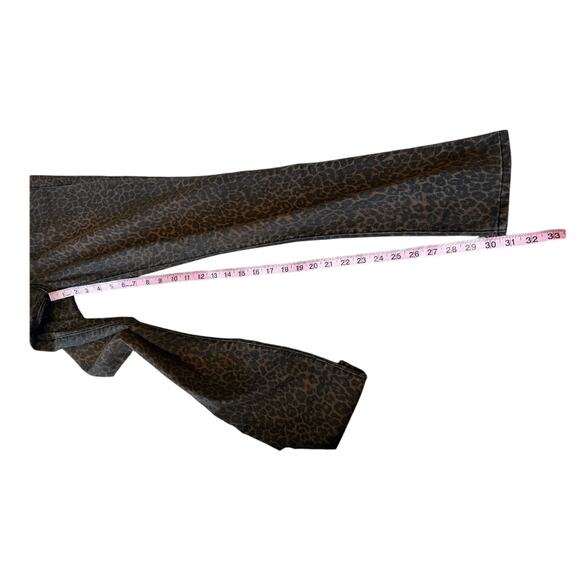 EUC Divine Rights of Denim Leopard High Rise Skinny Pants Brown Women's Size 27 - Picture 9 of 11